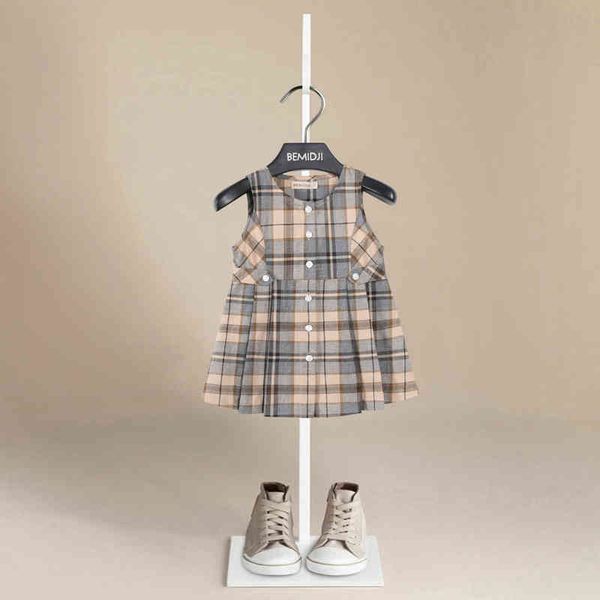 fashion simple summer 2022 girls dress girls cute dress strap plaid knitting high designer layered evening party dresses g220506, Red;yellow
fashion simple summer 2022 girls dress girls cute dress strap plaid knitting high designer layered evening party dresses g220506, Red;yellow