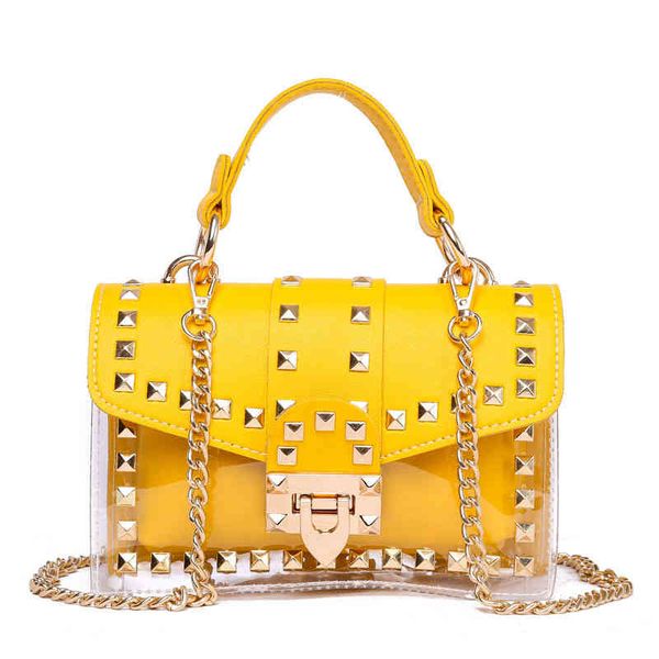 women's bag 2022 new version transparent single shoulder fashion versatile small chain rivet crossbody shoulder bags
women's bag 2022 new version transparent single shoulder fashion versatile small chain rivet crossbody shoulder bags