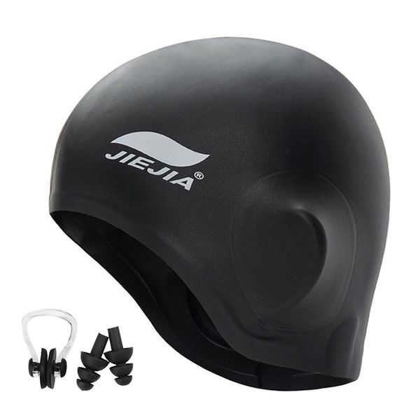 swimming caps waterproof ear protection swim cap with nose clip plugs for women men summer swiming pool bathing hat 220611
swimming caps waterproof ear protection swim cap with nose clip plugs for women men summer swiming pool bathing hat 220611