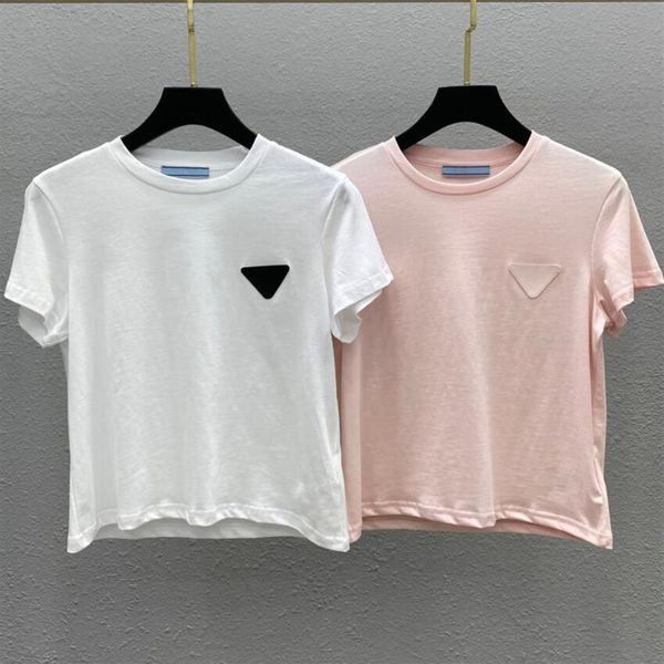 prbrands brand women tees short shirt luxury designer ladies fashion trend black white pink triangle label slim cotton shorts223g
prbrands brand women tees short shirt luxury designer ladies fashion trend black white pink triangle label slim cotton shorts223g