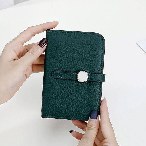 2022 purses leather wallet women's short folding fashion versatile three fold one wallet multi-card cowhide wallets, Red;black
2022 purses leather wallet women's short folding fashion versatile three fold one wallet multi-card cowhide wallets, Red;black