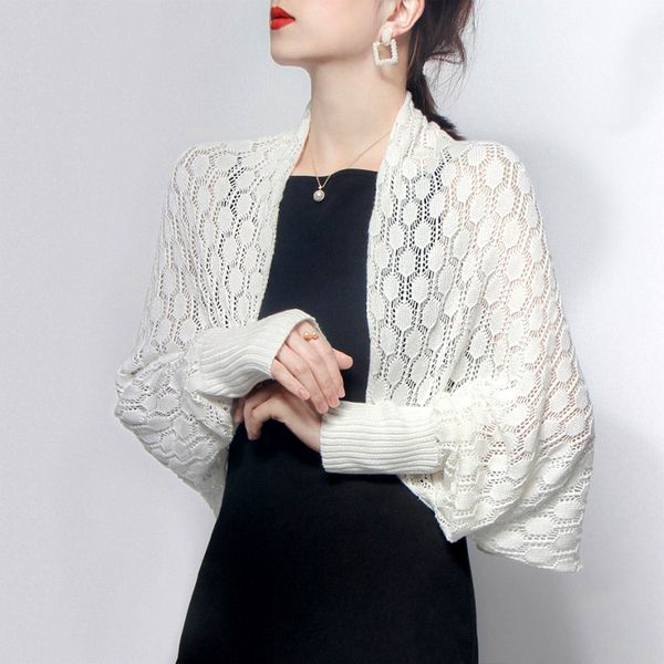 honeycomb hollow knitted shawl outside the spring and autumn can wear sunscreen shawl, Blue;gray
honeycomb hollow knitted shawl outside the spring and autumn can wear sunscreen shawl, Blue;gray