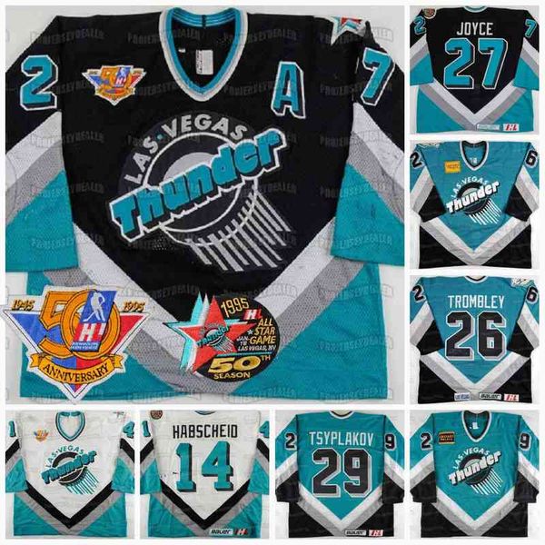 c202 las vegas thunder 50th anniversary 1994-95 marc habscheid 1990's rhett trombley 1995-96 vladimir tsyplakov 1994 bob joyce hockey j, Black
c202 las vegas thunder 50th anniversary 1994-95 marc habscheid 1990's rhett trombley 1995-96 vladimir tsyplakov 1994 bob joyce hockey j, Black