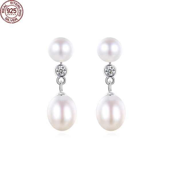 stud natural cultured freshwater pearl earrings for women double pearls pure 925 st, Golden;silver
stud natural cultured freshwater pearl earrings for women double pearls pure 925 st, Golden;silver