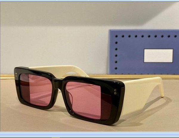 2022 women men fashion sunglasses wide white black plank frame pink rectangle lenses available with box
2022 women men fashion sunglasses wide white black plank frame pink rectangle lenses available with box