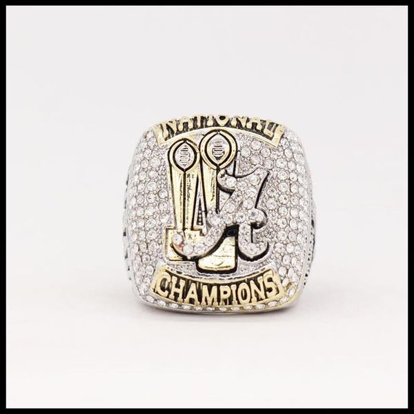 the 2017 2018 alabama crimson tide ncaa championship ring fan gift whole drop hing quality245s, Golden;silver
the 2017 2018 alabama crimson tide ncaa championship ring fan gift whole drop hing quality245s, Golden;silver