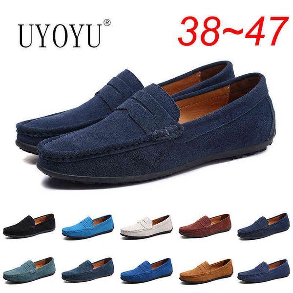 dres shoe designer genuine leather cow suede men shoe luxury brand casual formal slipper moccasin black male driving 220723
dres shoe designer genuine leather cow suede men shoe luxury brand casual formal slipper moccasin black male driving 220723