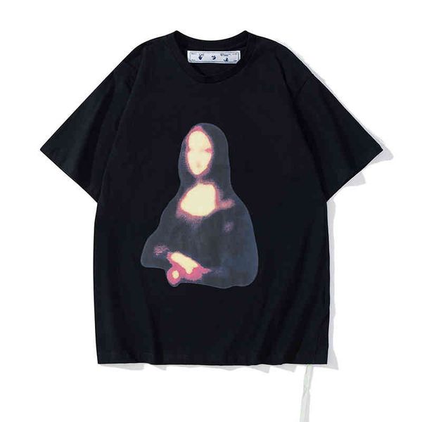 spring / summer 2022 new off fuzzy mona lisa portrait round neck pullover short sleeve batch factory outlet, White;black
spring / summer 2022 new off fuzzy mona lisa portrait round neck pullover short sleeve batch factory outlet, White;black