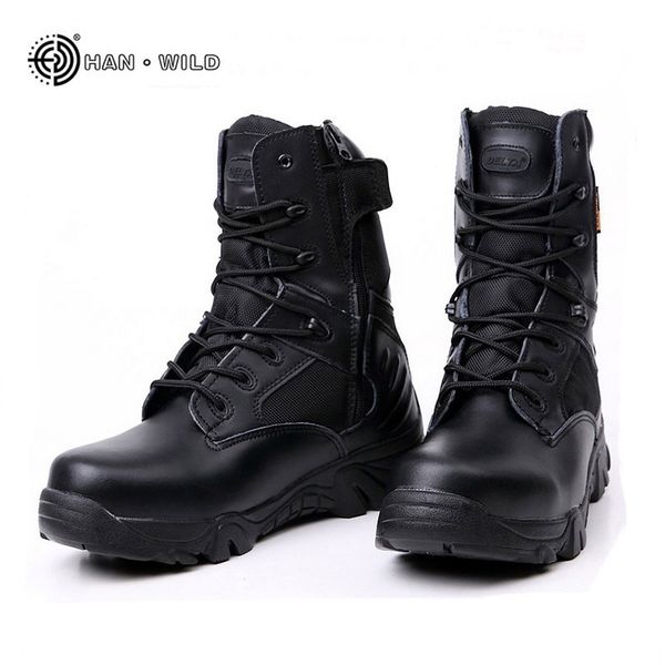 tactical army boots for men winter genuine leather waterproof rubber mens boots safety work shoes military combat ankle boots 210315, Black;brown
tactical army boots for men winter genuine leather waterproof rubber mens boots safety work shoes military combat ankle boots 210315, Black;brown
