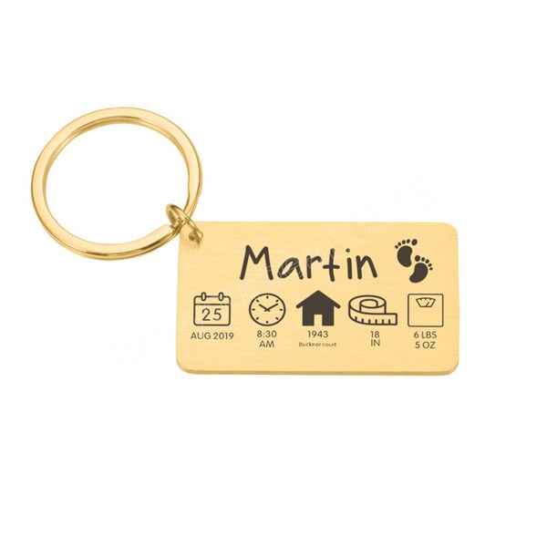 key chain for baby boy girl meaningful gift customizable name date time address height weight newborn keyring, Slivery;golden
key chain for baby boy girl meaningful gift customizable name date time address height weight newborn keyring, Slivery;golden