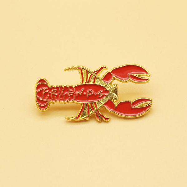 lobster cartoon brooch personality creative alloy enamel metal badge denim clothes decoration with pin accessories, Blue
lobster cartoon brooch personality creative alloy enamel metal badge denim clothes decoration with pin accessories, Blue