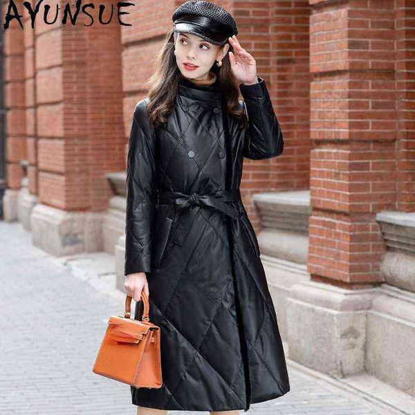ayunsue women genuine sheepskin leather coat winter down coat famale mink fur standup collar jackets chaquetas para mujer j220727, Black
ayunsue women genuine sheepskin leather coat winter down coat famale mink fur standup collar jackets chaquetas para mujer j220727, Black