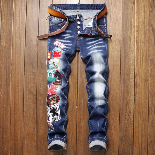 mens designer graphic jeans dsq skinny distress rip pant with embroidery letter patchwork high street wear scraped slim leggings youth strai, Blue
mens designer graphic jeans dsq skinny distress rip pant with embroidery letter patchwork high street wear scraped slim leggings youth strai, Blue