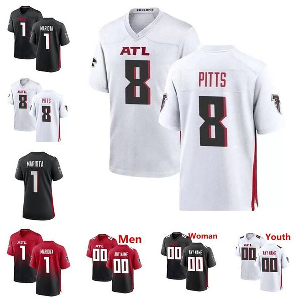 fans custom atlanta''falcons''mens women kids 1 marcus mariota 8 kyle pitts jersey julio jones grady jarrett calvin', Black
fans custom atlanta''falcons''mens women kids 1 marcus mariota 8 kyle pitts jersey julio jones grady jarrett calvin', Black