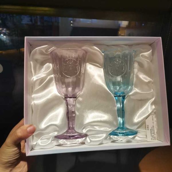starbucks cup new dreamy blue purple gradient relief high foot glass for men and women couple pair glass red wine cup 
starbucks cup new dreamy blue purple gradient relief high foot glass for men and women couple pair glass red wine cup