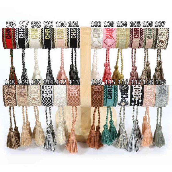 brand classic fashion bracelets chains jewelry bangles handmade embroidered link woven tassel adjustable women men lover gift chain bangle 8, Black
brand classic fashion bracelets chains jewelry bangles handmade embroidered link woven tassel adjustable women men lover gift chain bangle 8, Black