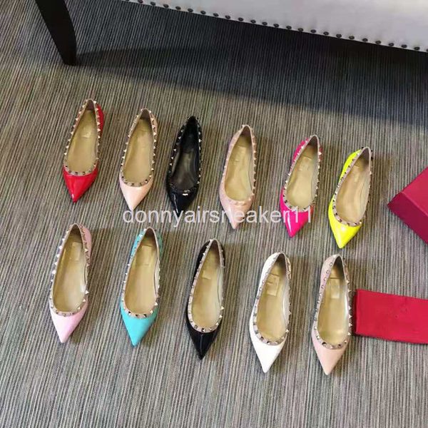 dress shoes classic rivet shallow mouth flat sole single shoes women's fashion pointed high-end goods full leather inside and outside, Black
dress shoes classic rivet shallow mouth flat sole single shoes women's fashion pointed high-end goods full leather inside and outside, Black