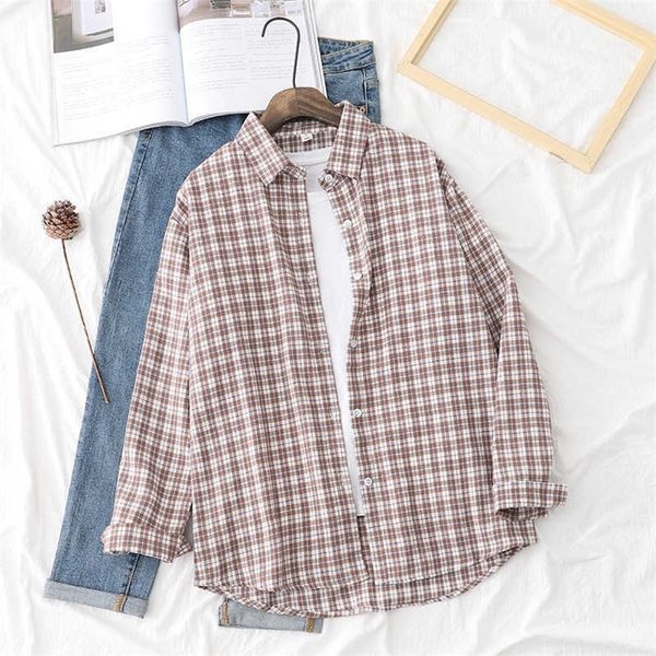 hsa women vintage plaid blouse turn down collar ladies purple shirt chic clothing long sleeve button female blusas 210716, White
hsa women vintage plaid blouse turn down collar ladies purple shirt chic clothing long sleeve button female blusas 210716, White