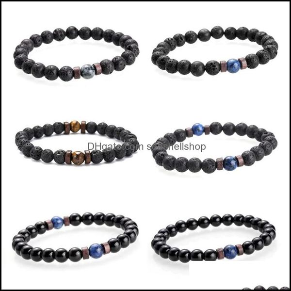 beaded strands 8mm lava stone spectrolite healing energy stone beads distance bracelets essential oil diffuser bracelet dhseller2010 dh67t, Black
beaded strands 8mm lava stone spectrolite healing energy stone beads distance bracelets essential oil diffuser bracelet dhseller2010 dh67t, Black