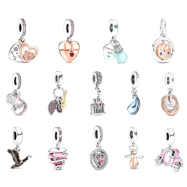 mother's day 925 sterling silver fit pandora charms bracelets goose castle guitar love heart scooter charm for european women wedding o, Golden;silver
mother's day 925 sterling silver fit pandora charms bracelets goose castle guitar love heart scooter charm for european women wedding o, Golden;silver