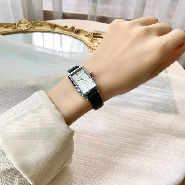 luxury womens watches women fashion trend square designer womens quartz retro waterproof student women's watch genuine leather strap fg, Slivery;golden
luxury womens watches women fashion trend square designer womens quartz retro waterproof student women's watch genuine leather strap fg, Slivery;golden