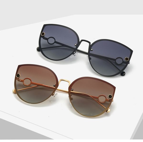 0292# sunglasses for woman mens man luxury designer with box big cat eye 57mm round uv400 metal frame black pink lens female fashion womens, White;black
0292# sunglasses for woman mens man luxury designer with box big cat eye 57mm round uv400 metal frame black pink lens female fashion womens, White;black