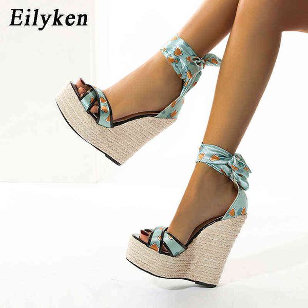 sandals eilyken silk ankle lace up women platform sandals summer fashion peep toe weave wedges high heels shoes 220318, Black
sandals eilyken silk ankle lace up women platform sandals summer fashion peep toe weave wedges high heels shoes 220318, Black