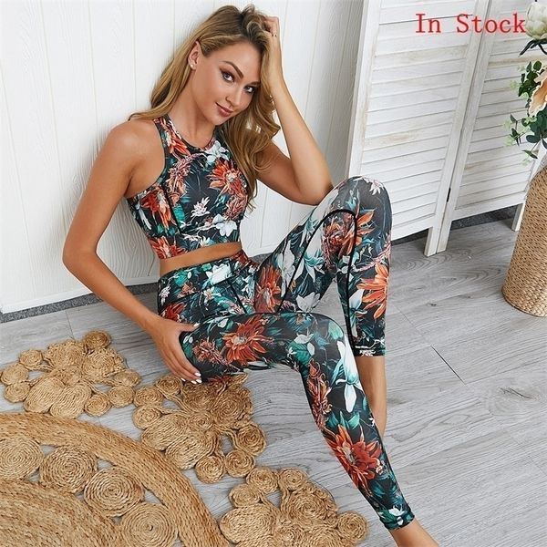 peneran flower yoga set print fitness suit gym clothing dry fit workout clothes for women sportswear bra with pad y200328, Gray
peneran flower yoga set print fitness suit gym clothing dry fit workout clothes for women sportswear bra with pad y200328, Gray