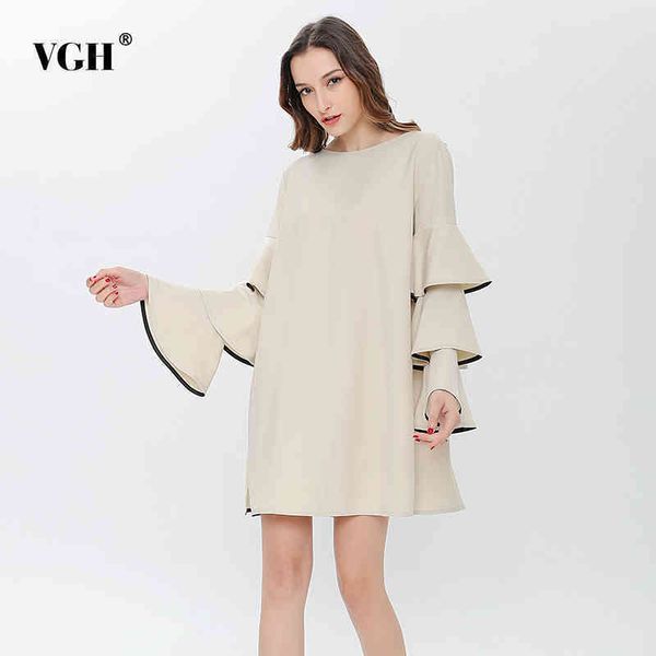 patchwork casual dress for women o neck flare long sleeve loose temperament mini dresses female fashion clothing autumn 210507, Black;gray
patchwork casual dress for women o neck flare long sleeve loose temperament mini dresses female fashion clothing autumn 210507, Black;gray