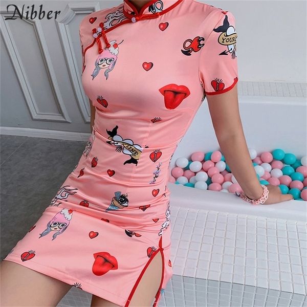 nibber cute pink cheongsam bodycon mini dresses womensummer fashion elegant club party night dress ladies elastic slim dress t200416, Black;gray
nibber cute pink cheongsam bodycon mini dresses womensummer fashion elegant club party night dress ladies elastic slim dress t200416, Black;gray