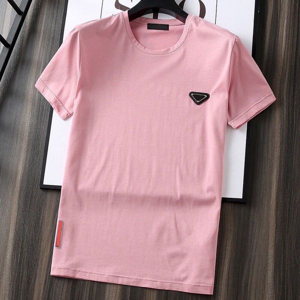 mens luxury t shirts pure cotton tees metal triangle pattern brand p short sleeve women t-shirt fashion designers tshirts size m-4xl n1ez, White;black
mens luxury t shirts pure cotton tees metal triangle pattern brand p short sleeve women t-shirt fashion designers tshirts size m-4xl n1ez, White;black