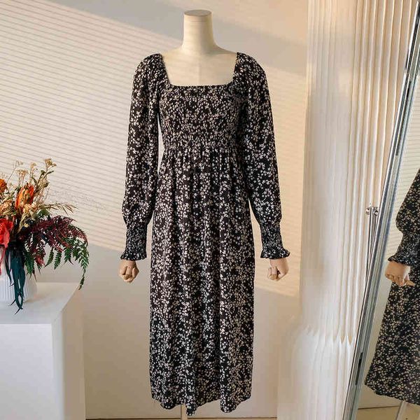 casual dresses foreign trade original single french retro chic printed square neck showing chest elastic chiffon versatile bottomed dress, Black;gray
casual dresses foreign trade original single french retro chic printed square neck showing chest elastic chiffon versatile bottomed dress, Black;gray
