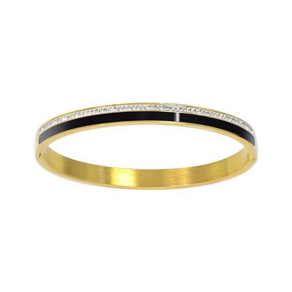 2022 stainless steel bangle for women ladies titanium luxury designer bangle fashion simple style women's accessories christmas gift we, Black
2022 stainless steel bangle for women ladies titanium luxury designer bangle fashion simple style women's accessories christmas gift we, Black