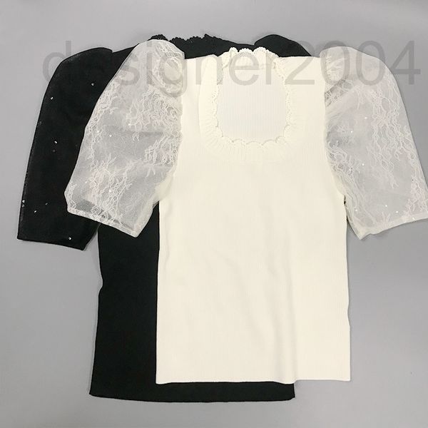 women's sweaters designer 2021 summer new n12 bubble sleeve square neck lace hook slim fit thin sweater short vyue, White;black
women's sweaters designer 2021 summer new n12 bubble sleeve square neck lace hook slim fit thin sweater short vyue, White;black