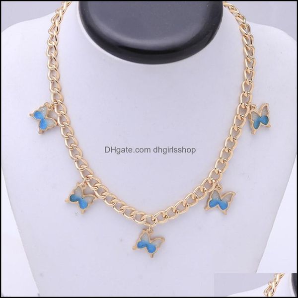 pendant necklaces pendants jewelry simple style big gradient butterfly chain for women cute animal choker neckla dhb26, Silver
pendant necklaces pendants jewelry simple style big gradient butterfly chain for women cute animal choker neckla dhb26, Silver