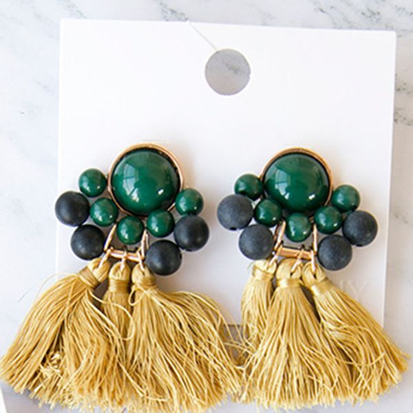 stud tide restoring ancient ways ears earrings female south korean joker tassels eardrop of green, Golden;silver
stud tide restoring ancient ways ears earrings female south korean joker tassels eardrop of green, Golden;silver