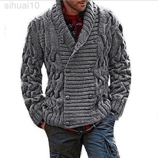 european and american men vest v neck sweater casual long sleeves thick sweater l220801, White;black
european and american men vest v neck sweater casual long sleeves thick sweater l220801, White;black