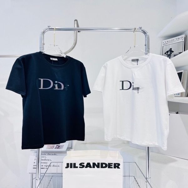 women's t-shirt dijia spring and summer concave convex letter mercerized cotton round neck pullover loose short sleeve t-shirt, White
women's t-shirt dijia spring and summer concave convex letter mercerized cotton round neck pullover loose short sleeve t-shirt, White