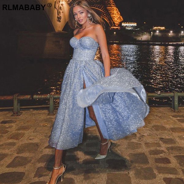 summer women elegant party bright silk strapless high split mid-calf bodycon dress backless clubwear princess long dress, Black;gray
summer women elegant party bright silk strapless high split mid-calf bodycon dress backless clubwear princess long dress, Black;gray