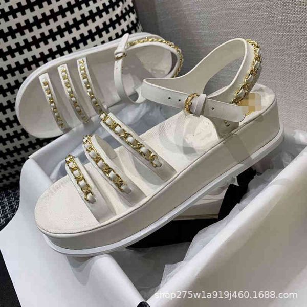 sandals spring xiaoxiangjia chain thick bottomed women's sandals fashion increased temperament celebrities, Black
sandals spring xiaoxiangjia chain thick bottomed women's sandals fashion increased temperament celebrities, Black