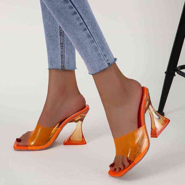 2022 summer new transparent shaped heel candy color women's slippers large size 35-41 wedding shoes luxury brand woman shoe, Black
2022 summer new transparent shaped heel candy color women's slippers large size 35-41 wedding shoes luxury brand woman shoe, Black