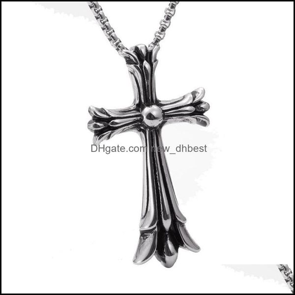 pendant necklaces cross necklace trendy men and women design couple student gift fashion jewelry newdhdrop delivery 202 newdhdhjoa, Silver
pendant necklaces cross necklace trendy men and women design couple student gift fashion jewelry newdhdrop delivery 202 newdhdhjoa, Silver