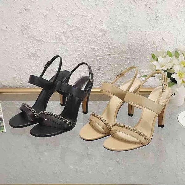 sandals high heeled sandals with chains elegant various styles open-ended summer series, Black
sandals high heeled sandals with chains elegant various styles open-ended summer series, Black