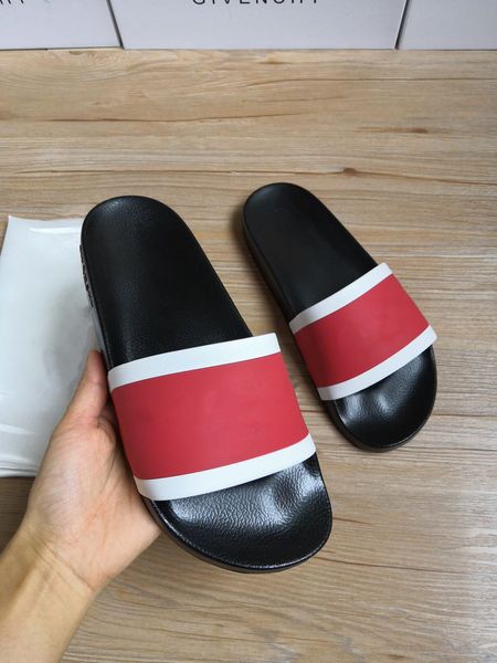 with box men women fashion wear resistant rubber non slip slippers luxury slides summer flat slipper trendy sandal couple beach slide size 3, Black
with box men women fashion wear resistant rubber non slip slippers luxury slides summer flat slipper trendy sandal couple beach slide size 3, Black