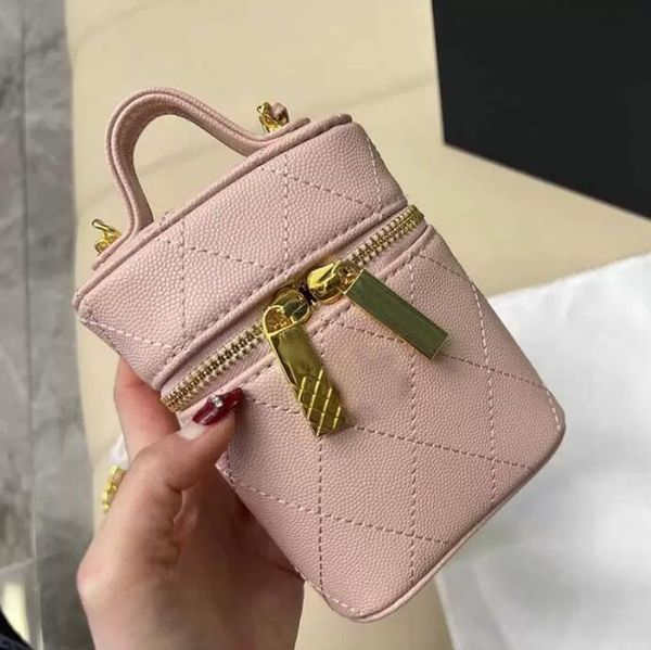 tz womens zipper cosmetic box bag grained genuine leather solid color crossbody bags gold-tone metal chain classic handbag small vanity case
tz womens zipper cosmetic box bag grained genuine leather solid color crossbody bags gold-tone metal chain classic handbag small vanity case
