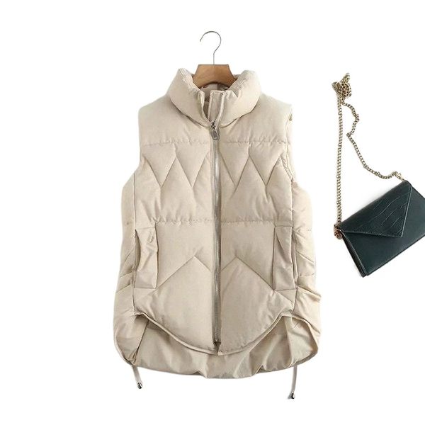 women's vests autumn winter cotton vest women ladies casual waistcoat female sleeveless jacket slim fit warm puffer coat clothing ae709, Black;white
women's vests autumn winter cotton vest women ladies casual waistcoat female sleeveless jacket slim fit warm puffer coat clothing ae709, Black;white
