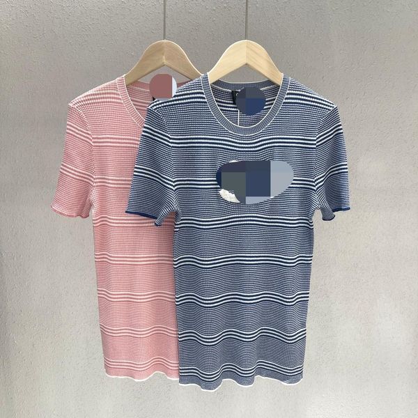 610 2022 runway summer brand same style sweater white black t shirt crew neck short sleeve pink blue women's sweaters ming
610 2022 runway summer brand same style sweater white black t shirt crew neck short sleeve pink blue women's sweaters ming