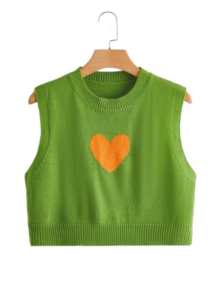 plus heart pattern sweater vest b0k6#, Black
plus heart pattern sweater vest b0k6#, Black