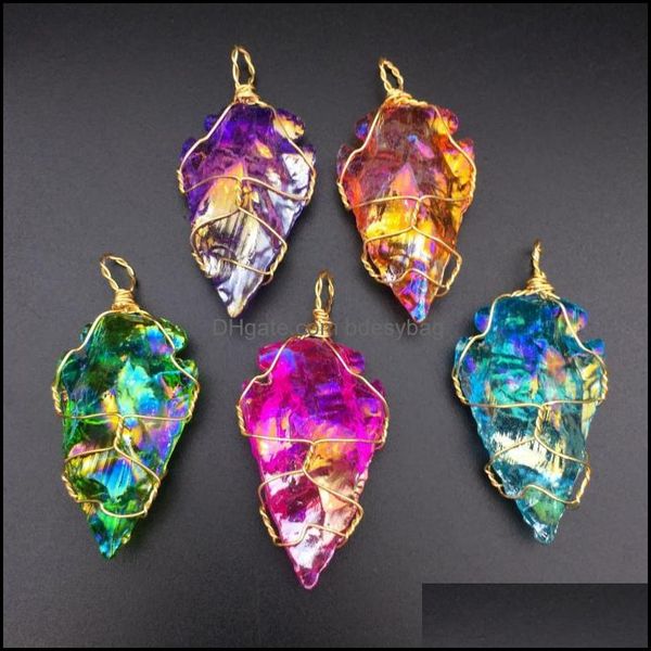 charms jewelry findings components glass crystal ore wire wrap pendant semi-precious stone arrow diy necklace dhapn, Bronze;silver
charms jewelry findings components glass crystal ore wire wrap pendant semi-precious stone arrow diy necklace dhapn, Bronze;silver