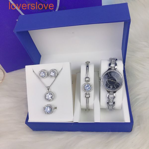 sw classic rady quartz movement watch bracelet necklace earring ring 5 piece original gift box gift high-end custom inlaid diamonds bwd, Slivery;brown
sw classic rady quartz movement watch bracelet necklace earring ring 5 piece original gift box gift high-end custom inlaid diamonds bwd, Slivery;brown